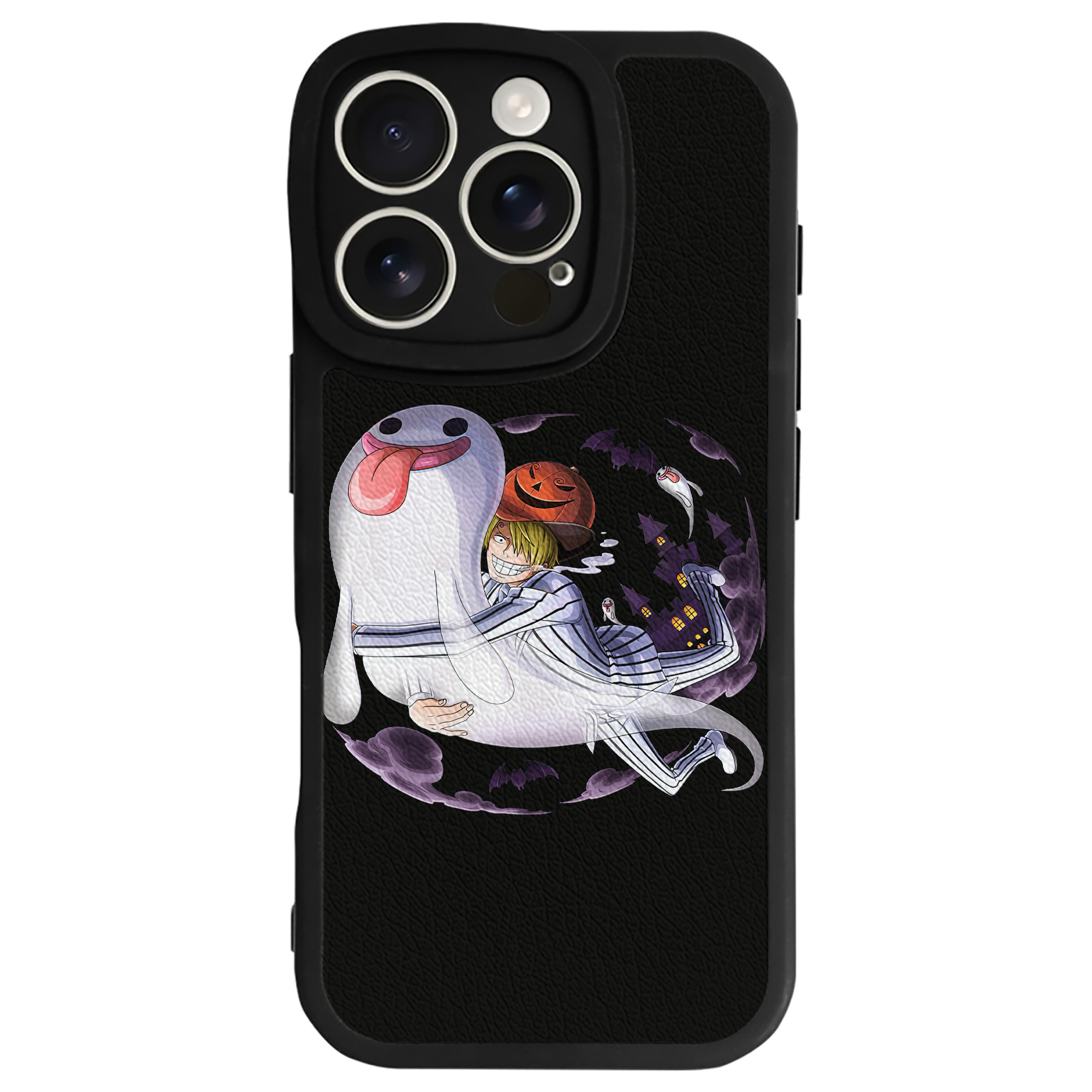 （画像用） ワンピース サンジ ONE PIECE Sanji 【iPhone 16シリーズ対応】シリコンスマホケース（レザー調） 材質：シリコン